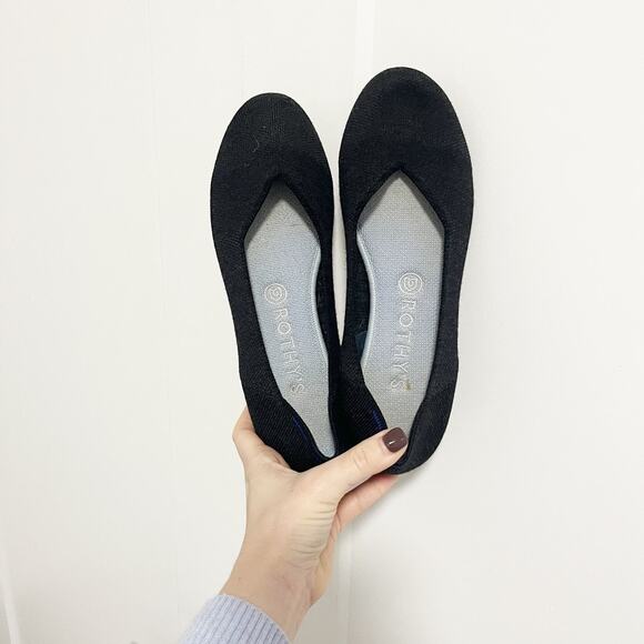 Rothy's Dark Gray The Flats Size 9 - Picture 1 of 4